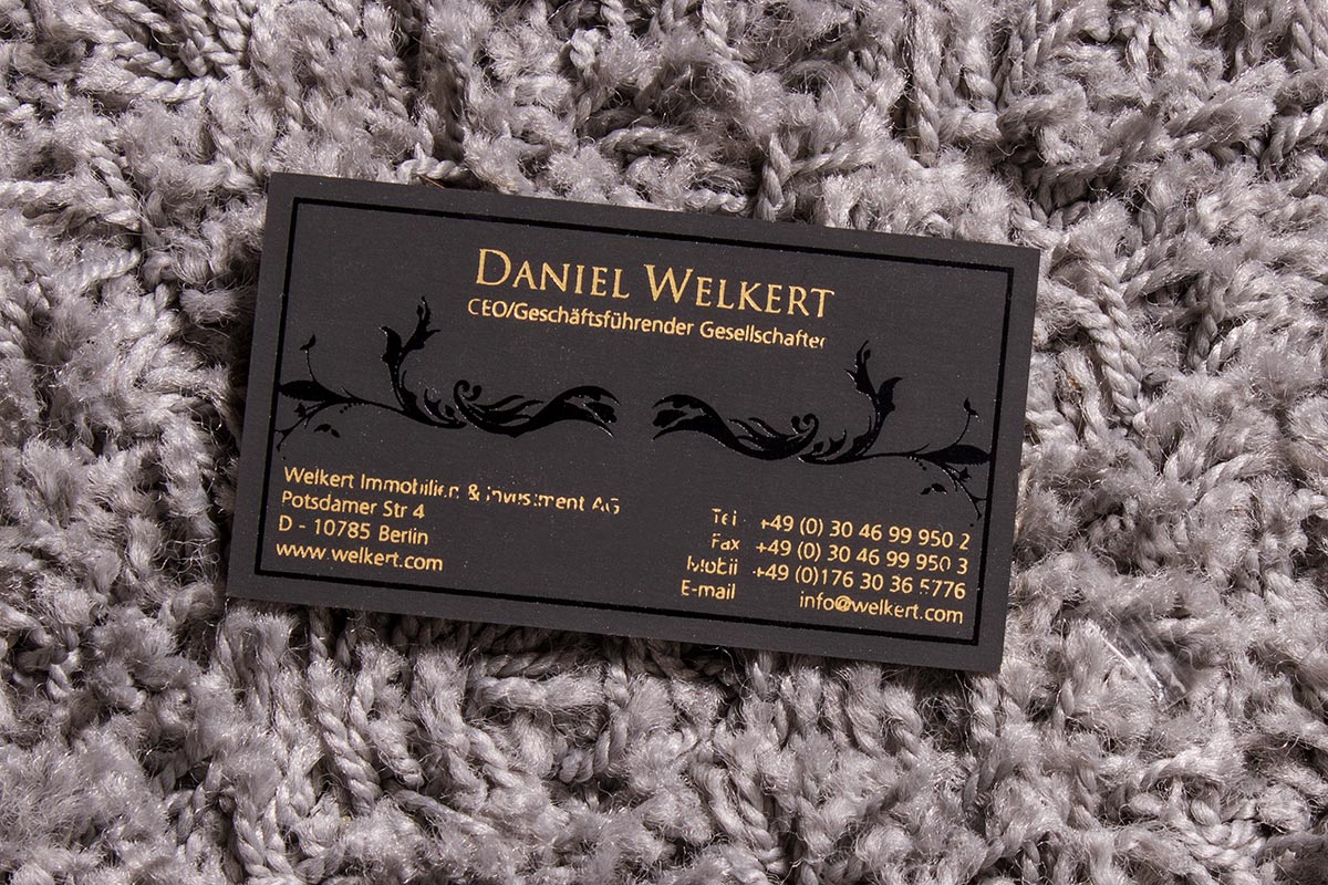 2-sided Spot UV Business Cards 3 | Luxury Printing