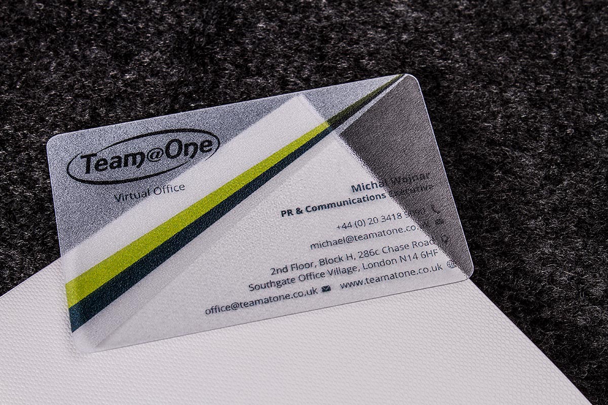 Clear Plastic Business Cards | Luxury Printing