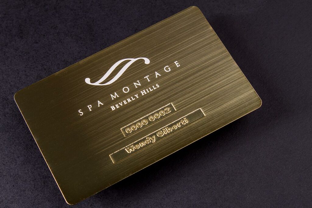 Gold Metal Business Cards | Luxury Printing