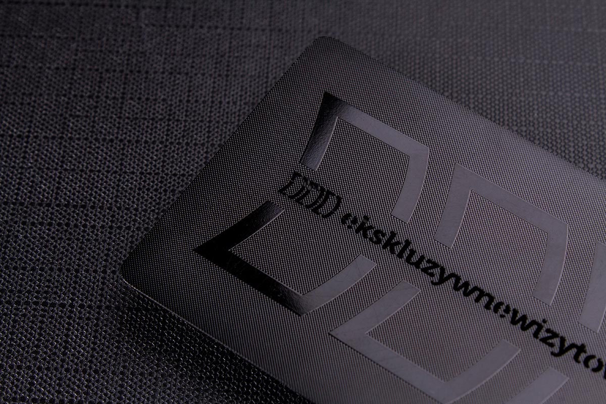 Luxury Black Metal Business Card 2 | Luxury Printing