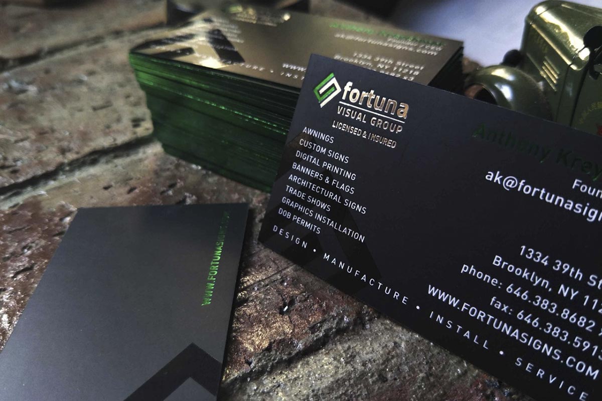 Embossed Business Cards | Printed by Luxury Printing