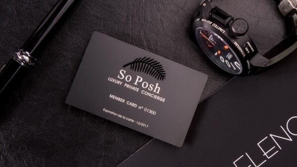 Luxury Black Metal Business Cards | Luxury Printing