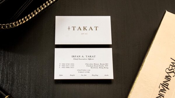 Natural Cream Business Card 2 | Luxury Printing