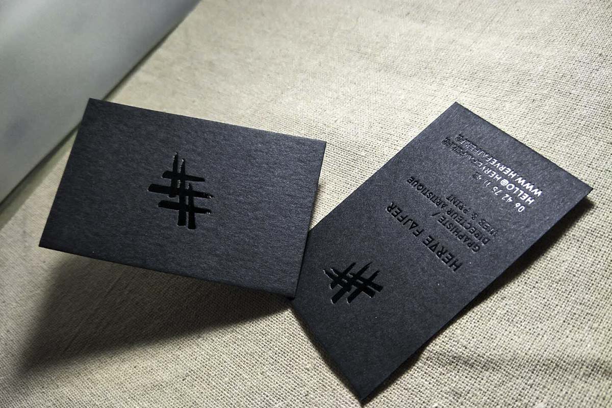 Black Business Cards | Printed by Luxury Printing